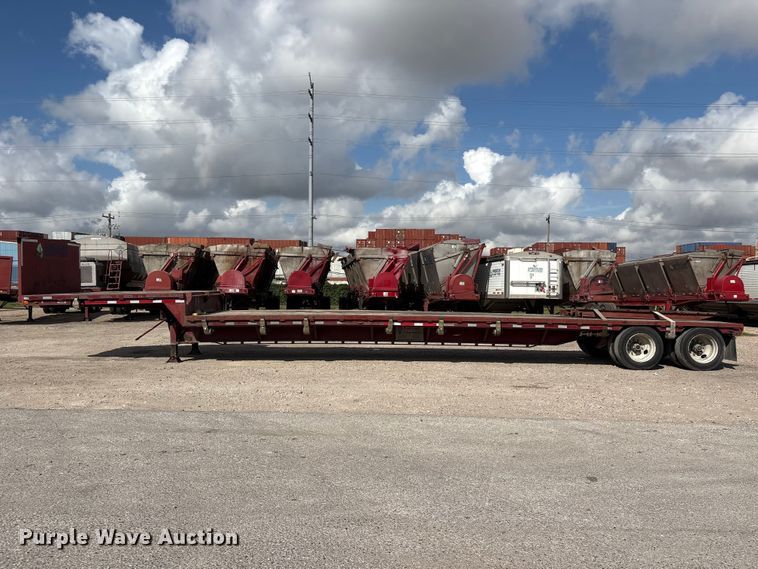 image for item EA7258 1987 Aztec drop deck equipment trailer
