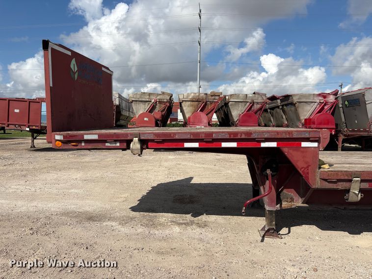 image for item EA7258 1987 Aztec drop deck equipment trailer