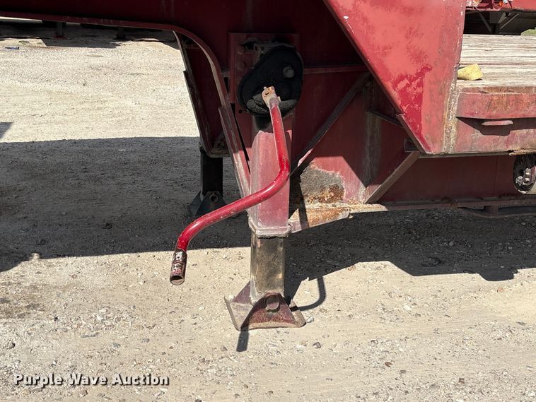 image for item EA7258 1987 Aztec drop deck equipment trailer