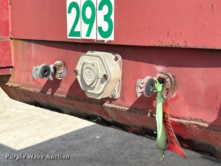 image for item EA7258 1987 Aztec drop deck equipment trailer