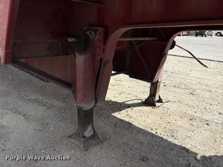 image for item EA7258 1987 Aztec drop deck equipment trailer
