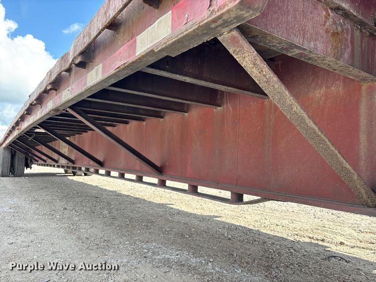 image for item EA7258 1987 Aztec drop deck equipment trailer