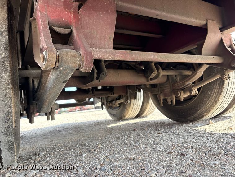 image for item EA7258 1987 Aztec drop deck equipment trailer