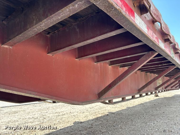 image for item EA7258 1987 Aztec drop deck equipment trailer
