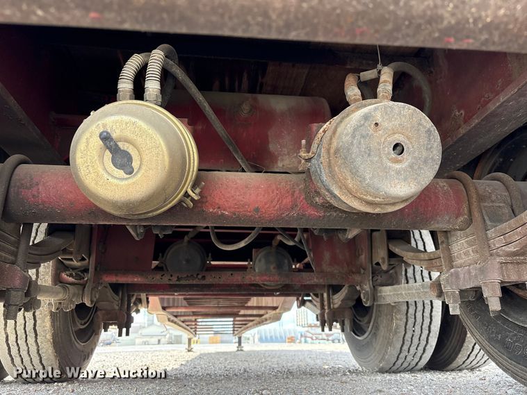 image for item EA7258 1987 Aztec drop deck equipment trailer