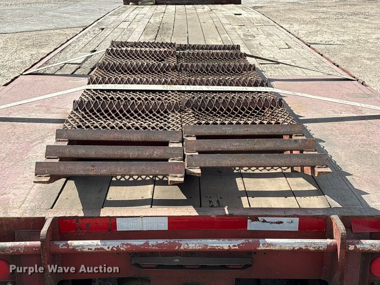 image for item EA7258 1987 Aztec drop deck equipment trailer