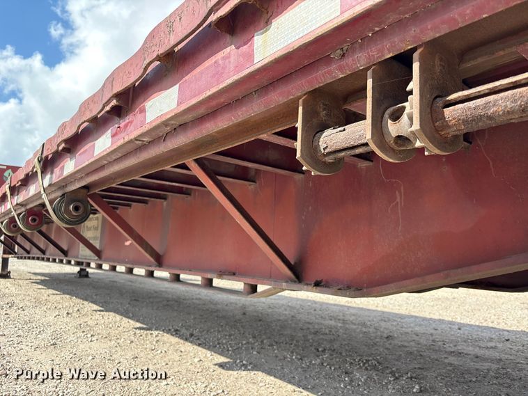 image for item EA7258 1987 Aztec drop deck equipment trailer