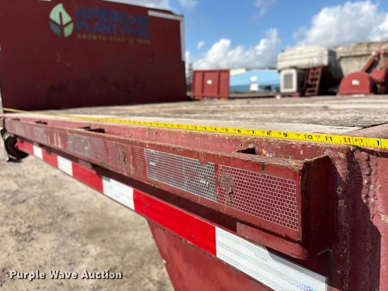 image for item EA7258 1987 Aztec drop deck equipment trailer