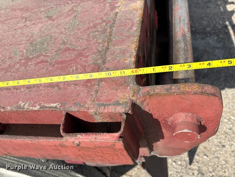 image for item EA7258 1987 Aztec drop deck equipment trailer