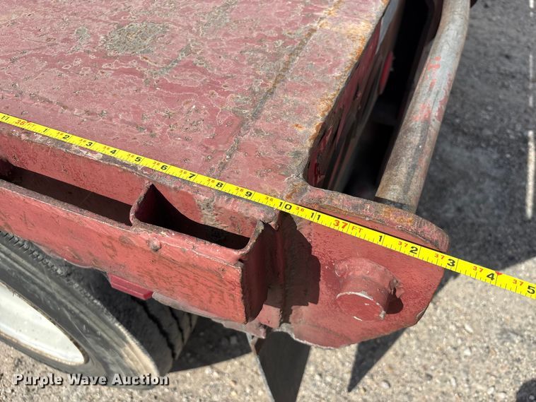 image for item EA7258 1987 Aztec drop deck equipment trailer