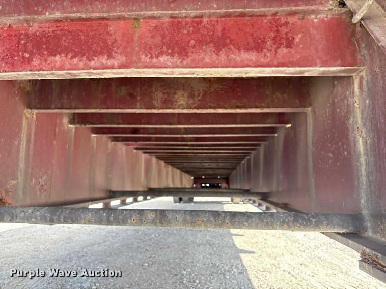 image for item EA7258 1987 Aztec drop deck equipment trailer