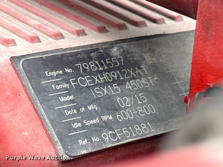 image for item EC4348 2016 International Prostar semi truck