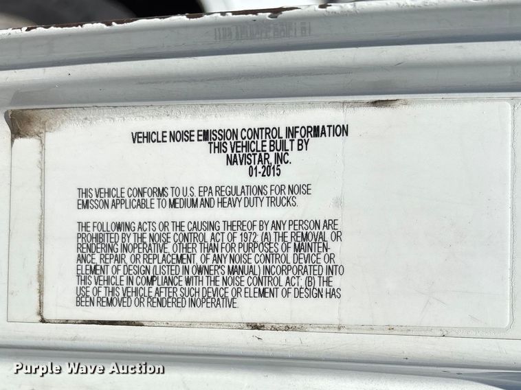 image for item EM0094 2016 International LF687 semi truck