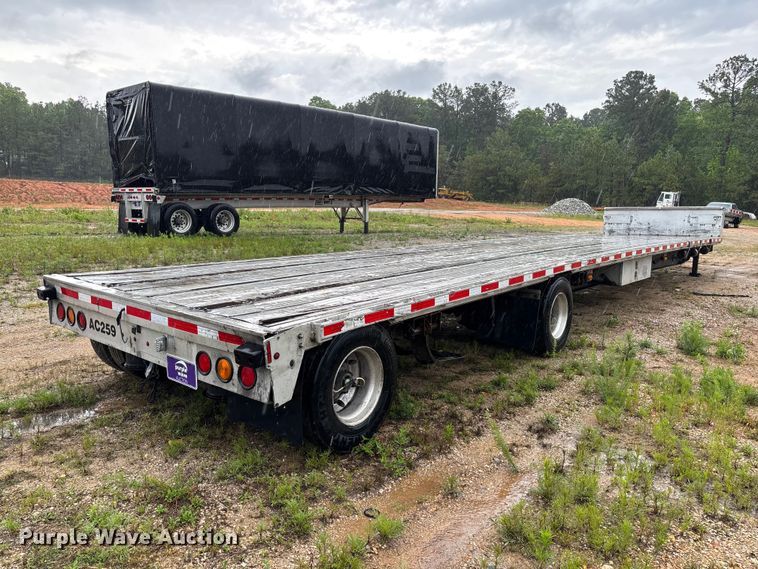 image for item EM0100 2019 Trail King TK80ACS-34 drop deck equipment trailer