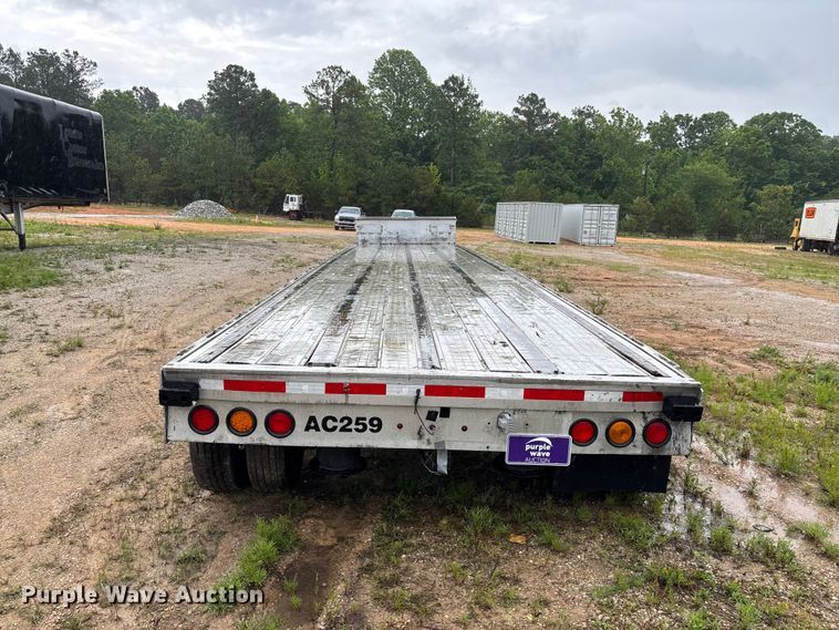 image for item EM0100 2019 Trail King TK80ACS-34 drop deck equipment trailer