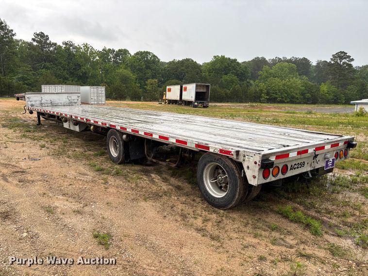 image for item EM0100 2019 Trail King TK80ACS-34 drop deck equipment trailer