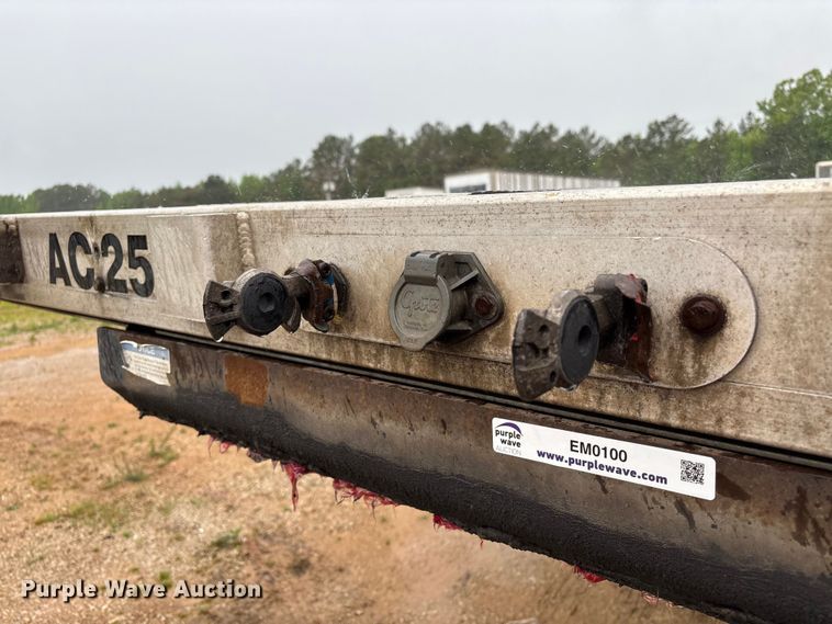 image for item EM0100 2019 Trail King TK80ACS-34 drop deck equipment trailer