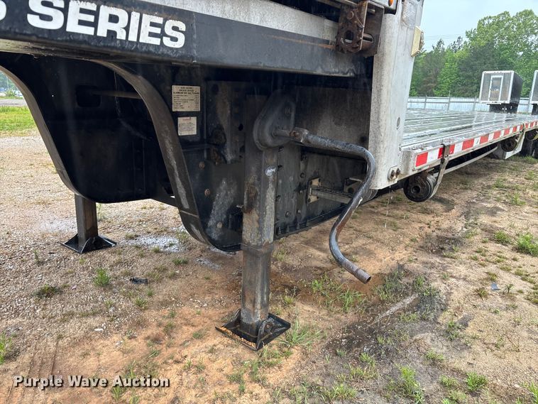 image for item EM0100 2019 Trail King TK80ACS-34 drop deck equipment trailer