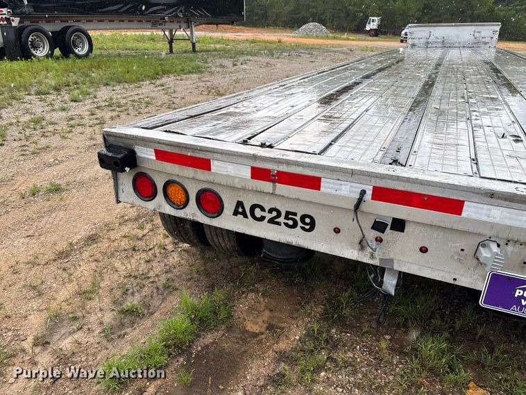 image for item EM0100 2019 Trail King TK80ACS-34 drop deck equipment trailer