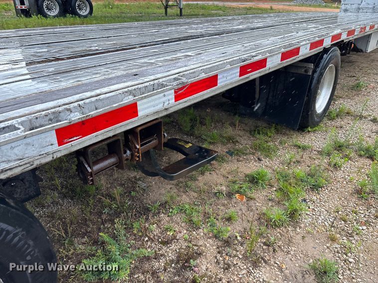 image for item EM0100 2019 Trail King TK80ACS-34 drop deck equipment trailer