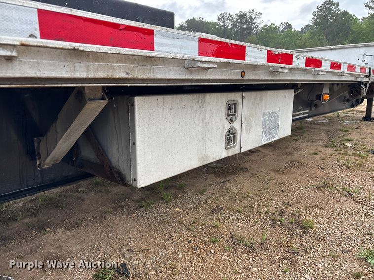image for item EM0100 2019 Trail King TK80ACS-34 drop deck equipment trailer