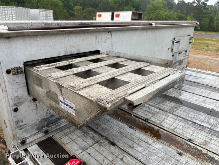 image for item EM0100 2019 Trail King TK80ACS-34 drop deck equipment trailer