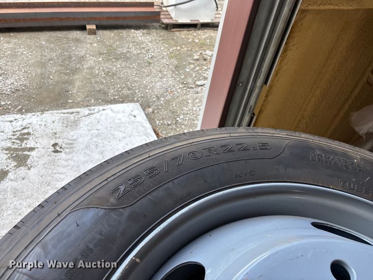 image for item EO4208 (15) Ground speed 255/70R22.5 tires and wheels