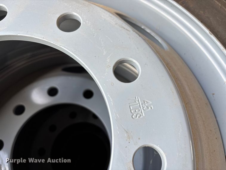 image for item EO4208 (15) Ground speed 255/70R22.5 tires and wheels