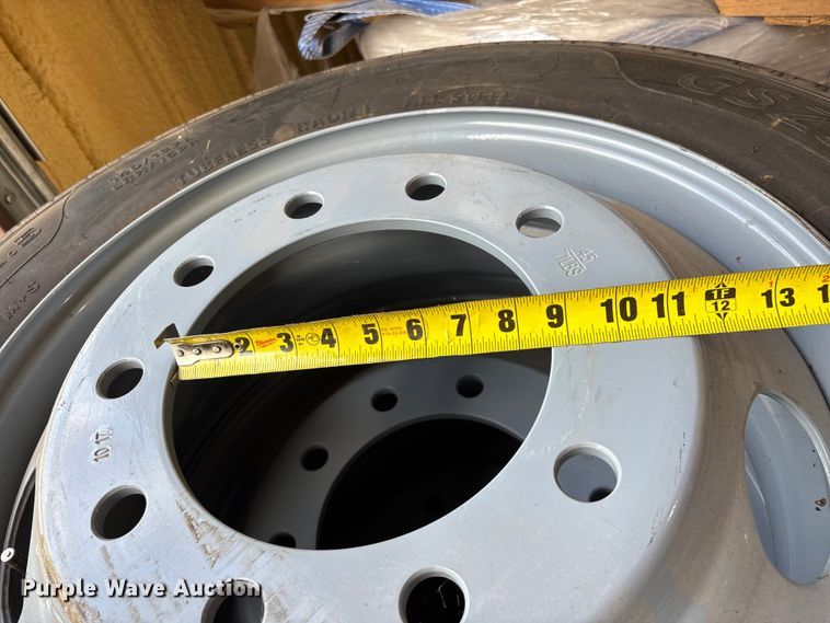 image for item EO4208 (15) Ground speed 255/70R22.5 tires and wheels