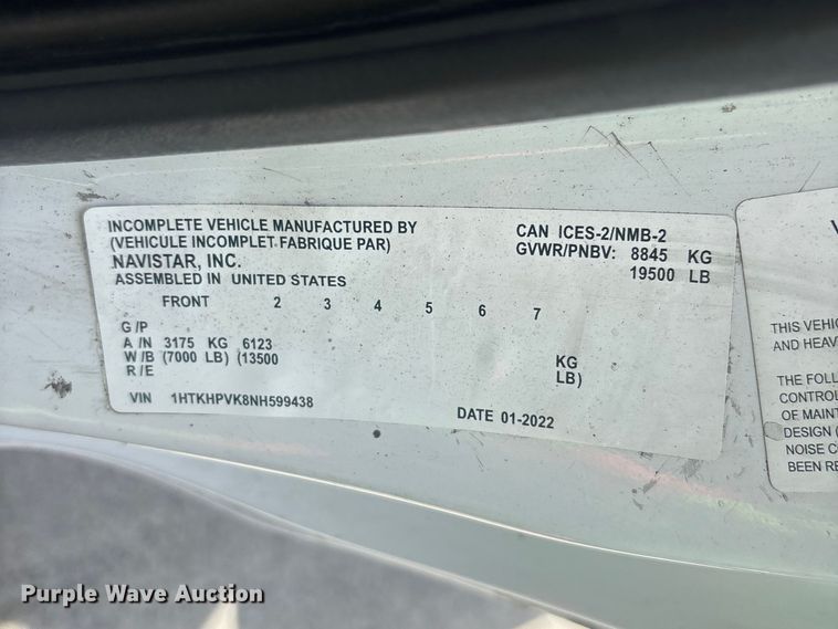image for item ER7564 2022 Chevrolet GM515 rollback truck