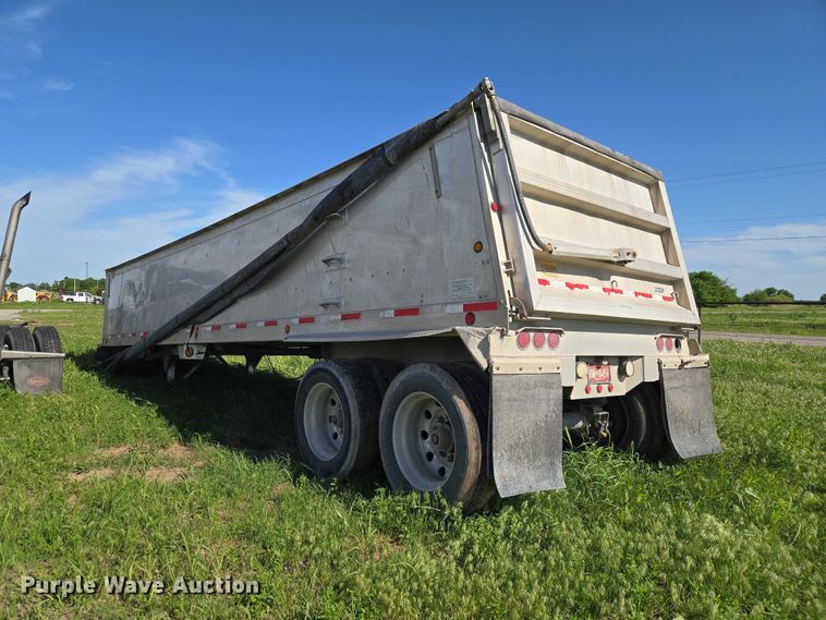 image for item ET5061 2014 Travis Body & Trailer INC Travis SY96 end dump trailer