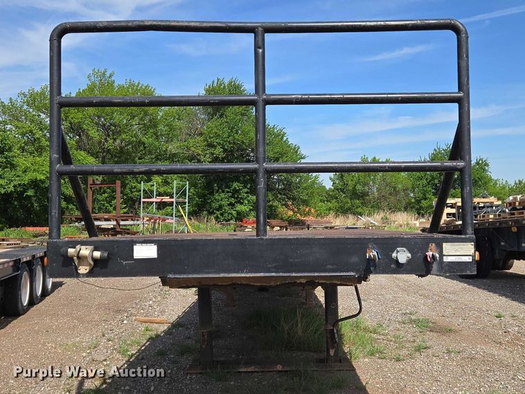 image for item ET5065 1979 Shop built, Custombuilt SD46TA drop deck equipment trailer