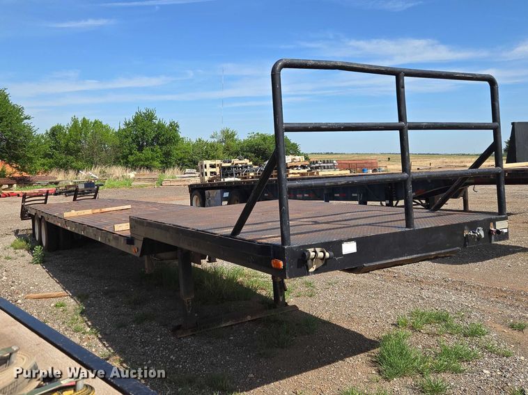 image for item ET5065 1979 Shop built, Custombuilt SD46TA drop deck equipment trailer