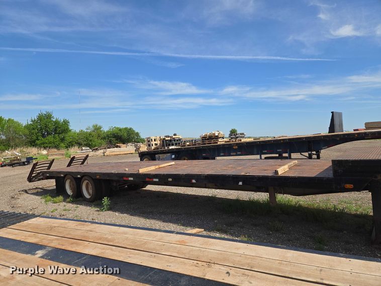 image for item ET5065 1979 Shop built, Custombuilt SD46TA drop deck equipment trailer