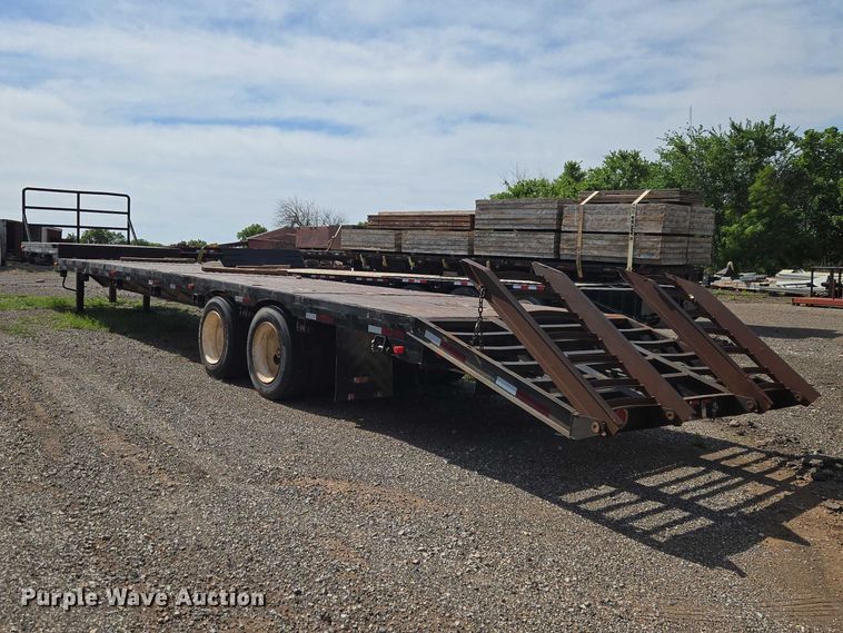 image for item ET5065 1979 Shop built, Custombuilt SD46TA drop deck equipment trailer