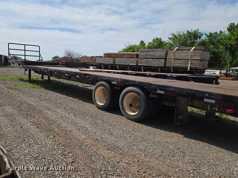 image for item ET5065 1979 Shop built, Custombuilt SD46TA drop deck equipment trailer