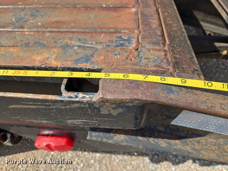 image for item ET5065 1979 Shop built, Custombuilt SD46TA drop deck equipment trailer