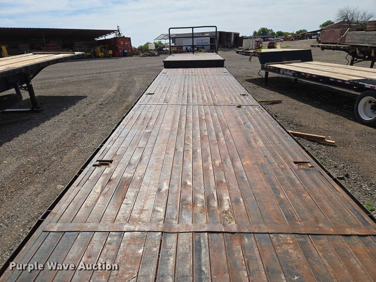 image for item ET5065 1979 Shop built, Custombuilt SD46TA drop deck equipment trailer