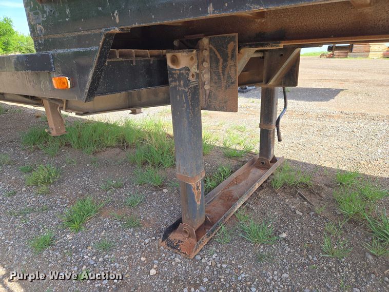 image for item ET5065 1979 Shop built, Custombuilt SD46TA drop deck equipment trailer