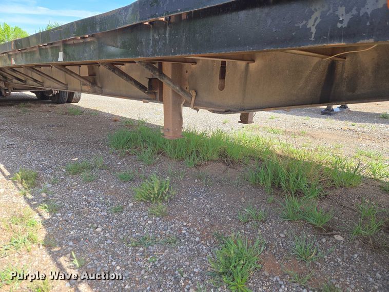 image for item ET5065 1979 Shop built, Custombuilt SD46TA drop deck equipment trailer