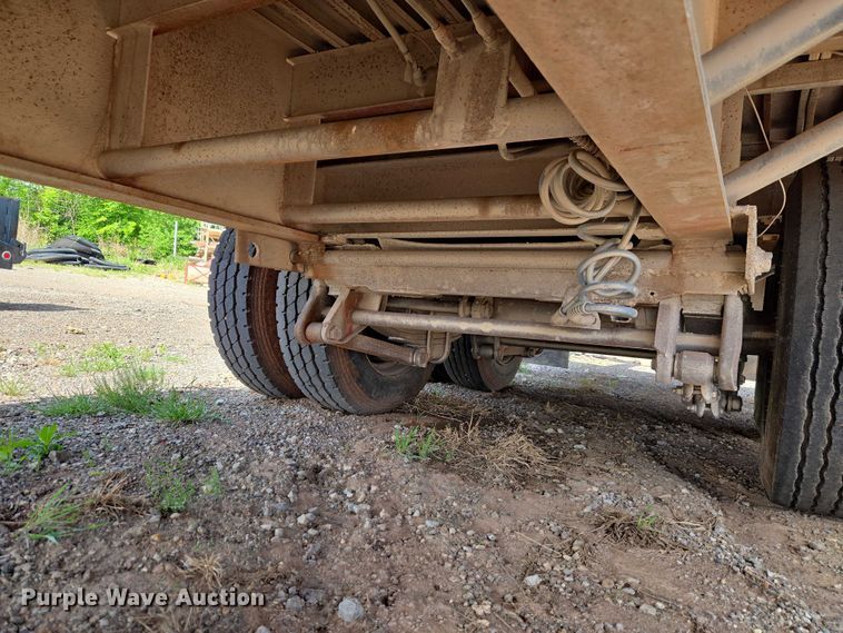 image for item ET5065 1979 Shop built, Custombuilt SD46TA drop deck equipment trailer