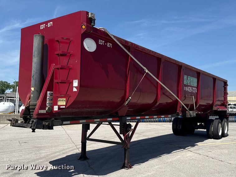 image for item ET6037 2015 Construction Trailer Specialists EHRD40 end dump trailer