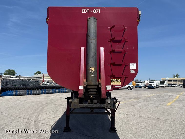 image for item ET6037 2015 Construction Trailer Specialists EHRD40 end dump trailer