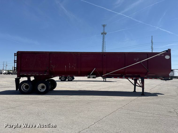 image for item ET6037 2015 Construction Trailer Specialists EHRD40 end dump trailer