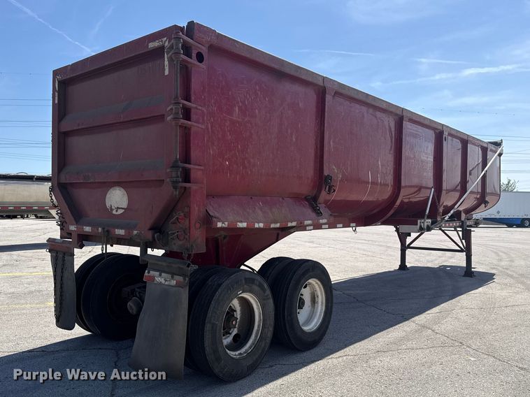 image for item ET6037 2015 Construction Trailer Specialists EHRD40 end dump trailer