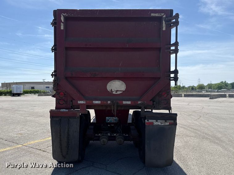 image for item ET6037 2015 Construction Trailer Specialists EHRD40 end dump trailer