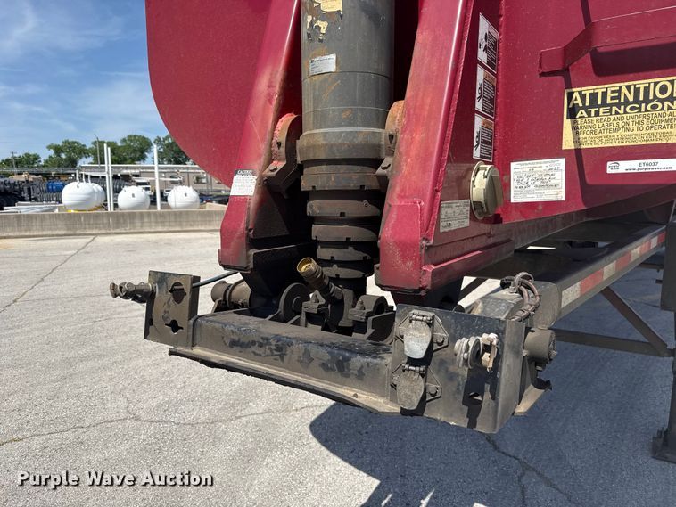 image for item ET6037 2015 Construction Trailer Specialists EHRD40 end dump trailer