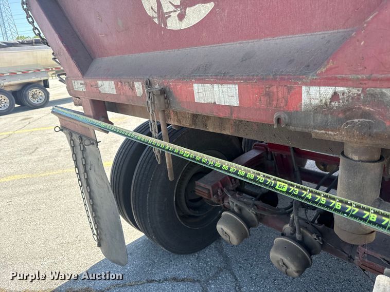 image for item ET6037 2015 Construction Trailer Specialists EHRD40 end dump trailer