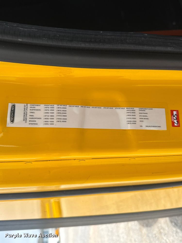 image for item ET6080 2022 Freightliner Cascadia 126 semi truck