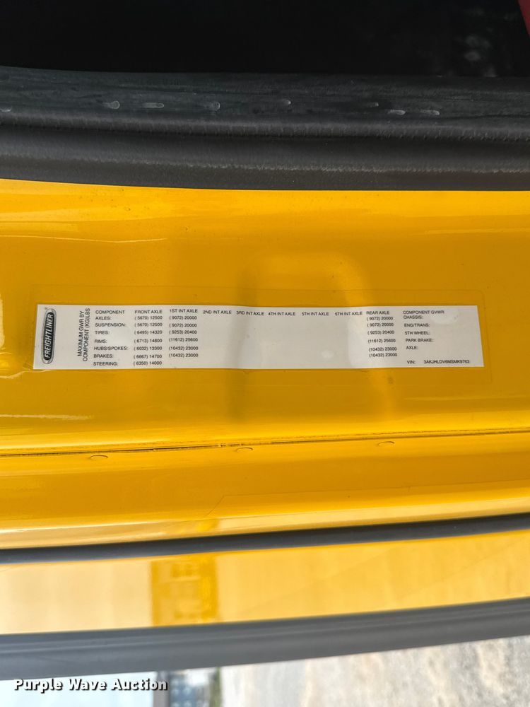 image for item ET6081 2021 Freightliner Cascadia 126 semi truck